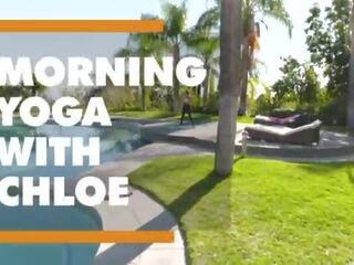 Morning yoga ends up in marvellous sex with Chloe Amour - itsPOV