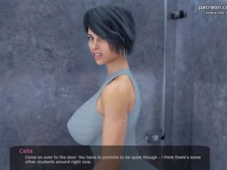 Randy teacher seduces her student and gets a big member inside her tight ass l My sexiest gameplay moments l Milfy City l Part &num;33