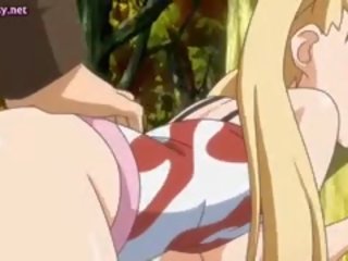 Blonde seductress Anime Gets Pounded